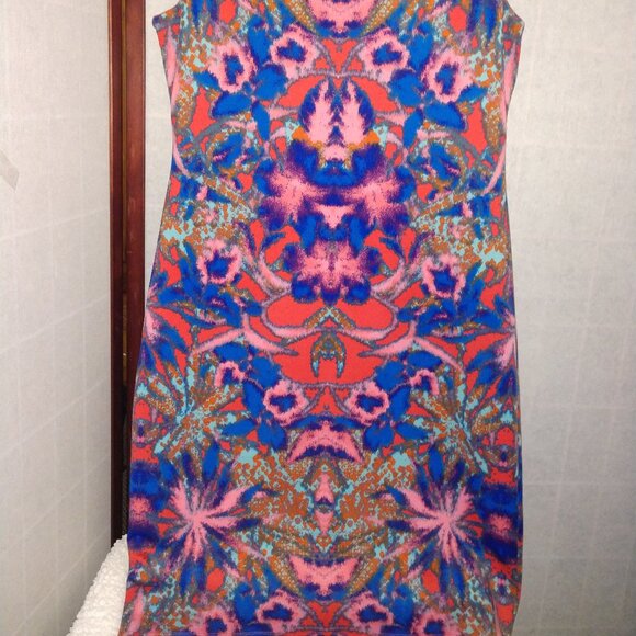 Colorful Sangria Sheath (bodycon) Sz 16 - Picture 3 of 3